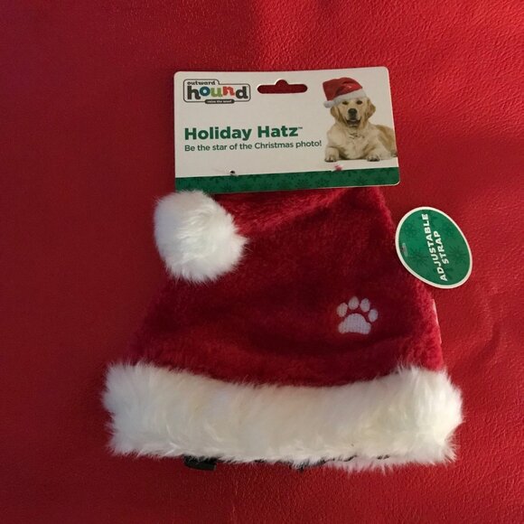 Outward hound Holiday Hatz Christmas Red /White Size : S - Picture 3 of 6